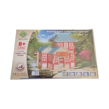 Sea-land Yunlai Çay Evi Ahşap Maket Seti G-p265 - 3d Woodcraft Construction Kit