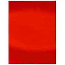 Aynalı Metalik Fon Kartonu Kırmızı 50x70cm 5 Adet Tek Renk 199638254896