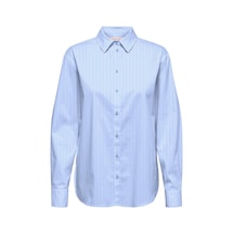 Only Onlbersa Ls Slıt Detaıl Shırt Wvn Cc Kadın Mavi Gömlek - 15364453