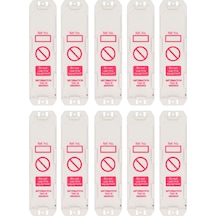 Symbee 10 Adet Abs Malzeme İskele Durumu Tutucu - Konstrüksiyon Güvenlik Kontrol Etiketleri İçin Dayanıklı Plastik Klampler