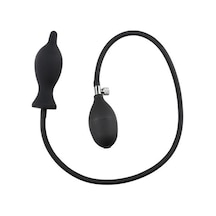 Red Fox Şişebilen Pompalı Anal Plug Siyah