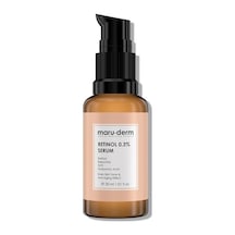 Maruderm Retinol%0.3 Su Bazlı Cilt Yenileyici Bakım Serumu Bakuchiol, Q10 & Yeşil Çay İle İnce Çizgi Karşıtı, Aydınlatıcı Yüz Serumu, 30 Ml