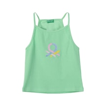 United Colors Of Benetton Kız Çocuk Yeşil Atlet Bnt-g21290 Mint