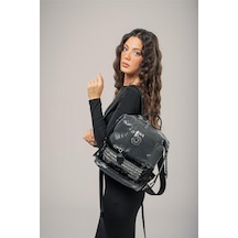 Ççs Kadın 17704 Omuz Ve Sırt Çantası Siyah