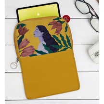 Bk Gift Woman Art Tasarımlı Taşınabilir Koruyucu Tablet Kılıfı & (531952889)