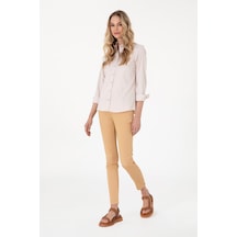 U.S. Polo Assn. Kadın Kanvas Pantolon Camel