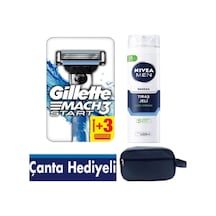 Mach3 Start Makine +3 Yedek+ 200ml Hassas Jel+çanta