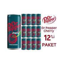 Dr Pepper Cherry Karışık Aromalı Gazlı İçecek 12 x 330 ML
