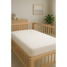 Konfor Opulent Pamuklıu Sıvı Geçirmez Ses Yapmayan Yatak Pedi Özellikli Yatak Alezi 70-140 Beyaz - 800252926 Beyaz