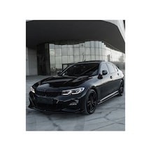 Bmw 3 Serisi G20 2018-2022 Ön Lip Parlak Siyah M Sport Uyumlu Ön Tampon Lipi Body Kit Ön Alt Lip