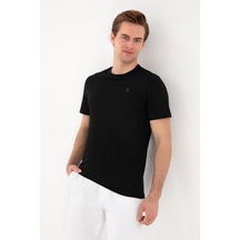 U.s. Polo Assn. Erkek Siyah Tişört Basic 50298015-vr046 Siyah