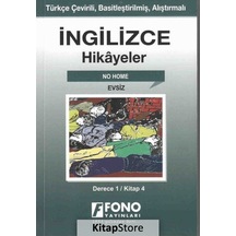 Evsiz-İngilizce Hikayeler Derece 1 Kitap 4- Fono Yayınları
