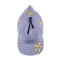Antartidee Şapka Tasarımlı Duvar Saati / Little Hat Lila - Siyah