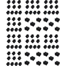 100 Adet Mr-125b Mini S Siyah Işıksız Anahtar On-off 2p