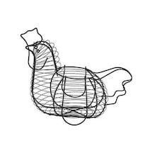 Tongxida Altın Tavuk Şekilli Metal Yumurta Sepeti - Tel Meyve Organizatörü - Yüksek Kalite Çok Renkli Çok Renkli