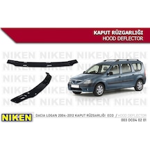 Dacia Logan Kaput Koruyucu Rüzgarlığı Deflektör 2004 - 2012