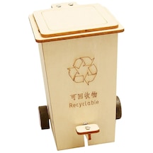 Homyl Flip Çöp Tenekesi Dıy 3d Geri-dönüştürülebilir
