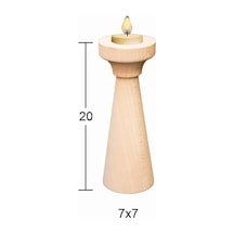 Ahşap Şamdan Şa-19