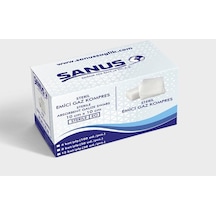 Sanus Sanipack Nonwoven Steril Gazlı Bez Kompres 7.5 x 7.5 CM 2 x 100 Adet