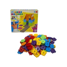 Oyuncak Kare Puzzle 100 Parça Şekilden Şekile Giren Kareler
