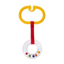 Çıngıraklı Puset Halkası - Sarı Oval Açık Gri