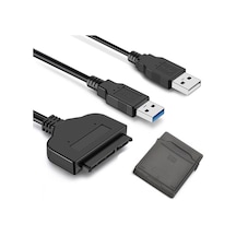 2.5" Usb 3.0 To Sata Hdd Ssd Dönüştürücü Adaptör Kablosu + Koruma Kutusu