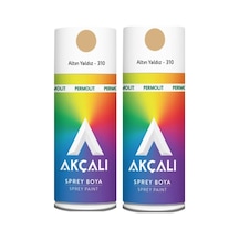 Altın Yaldızlı Sprey Boya 2 Adet 400 Ml Altın Yaldız