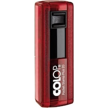 Colop Cep20 Kaşe Kırmızı Kasa Siyah Keçe - 14 x 38 MM