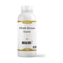 Premium Mistik Orman Mum Esansı 1 Litre Şeffaf