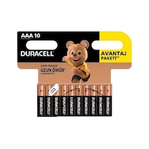 Duracell LR03 MN2400 Basıc İnce AAA Pil 10'lu