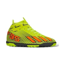 Çoraplı Halı Saha Futbol Ayakkabısı Sarı - Turuncu-sarı Sarı