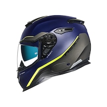 Nexx Sx.100 Skyway Blue Neon Mat Kask Renkli