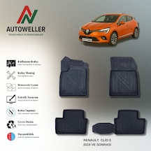 Renaut Clio 5 2019 Sonrası Uyumlu Havuzlu Oto Paspas