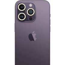 Newface Apple Uyumlu iPhone 12 Pro Max Neon Fosforlu Kamera Lens - Beyaz,