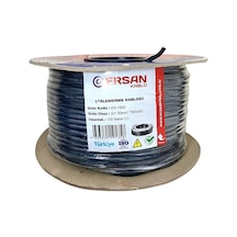 Ersan 2x1.50mm 100metre Bakır Profesyonel Twinax Hoparlör Seslendirme Kablosu