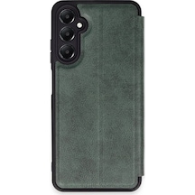 Samsung Galaxy A55 5g Kılıf Flip Cover - Koyu Yeşil