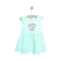 HelloBaby Basic Elbise Kız Bebek 24yhlbkelb027 Mint 24YHLBKELB027_Mint