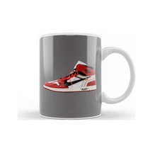 Nike Jordan 1 Off White Stencil Kupa Bardak Porselen Karışık