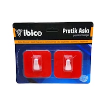 2 Parça Pratik Yapışkan Askı Çok Renkli