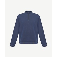 Yargıcı Regular Dik Yaka Uzun Kol Sweatshirt 26kesw9003x 004 Lacivert