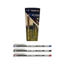 Pensan Tükenmez Kalem My-tech 1.0 Mm İğne Uç Kırmızı 2250 Çok Renkli