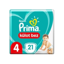 Prima Külot Bebek Bezi 4 Beden 21 Adet Maxi Tekli Paket
