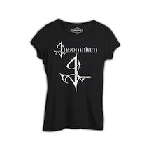 Imsomnium - I Logo Siyah Kadın Tshirt 001