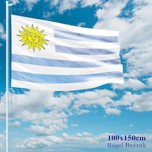 Uruguay Bayrağı - 100x150 Cm 1 Metre X 1,5 Metre - Raşel Kumaş 1