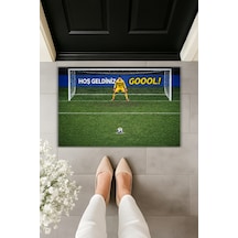 Rugmood Modern Dijital Baskı - Penaltı Paspas - Kapı Önü Paspası Çok Renkli