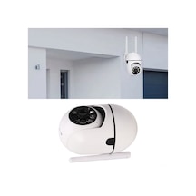 Tenfowee Ev Güvenlik Kamerası 1080p Hd: İki Yönlü Konuşma, Renkli Gece Görüşü, 350 Döndürme, Kablosuz 2.4g Wifi