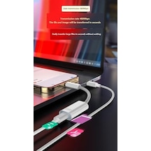 45w Type C To Lightning Kulaklık Dönüştürücü Hızlı Şarj İpad Yuva Çevirici Müzik Dinleme Arama Otgklk