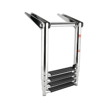 Erol Teleskopik Merdiven 4 Basamaklı Platform Üstü Destekli 254x1150 mm
