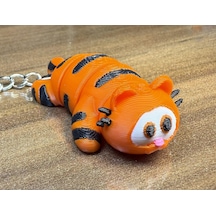Garfield Sevimli Figür Karakter Anahtarlık Çok Renkli