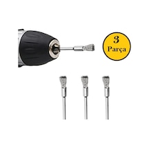 Venoa Vp8030 Mikro Paslanmaz Pimli Kalem Fırça Seti 3 Parça